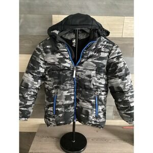 Zeroxposur Kids Size Small 6/7 Puffer Jacket With Black Camo